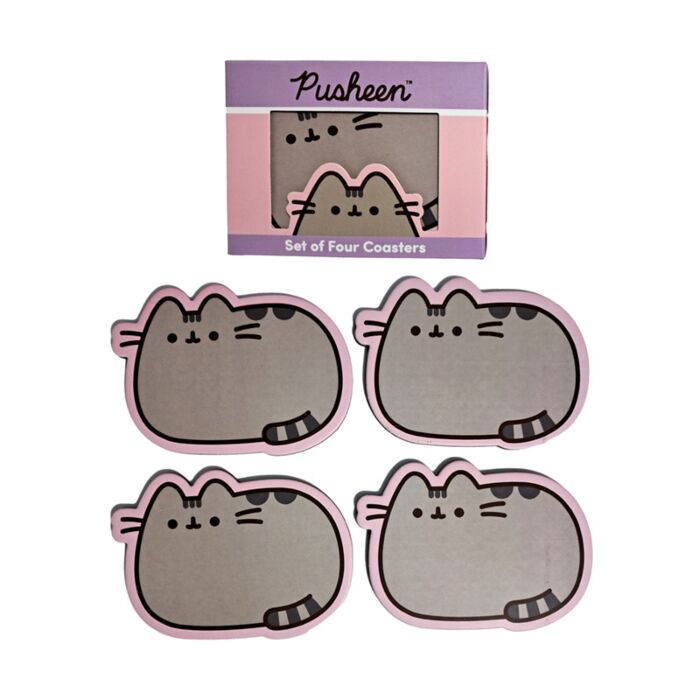 Pusheen die Katze Untersetzer 4er Set