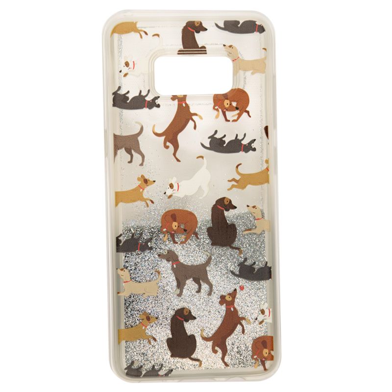Catch Patch Hund Design Glitter Handyhülle Für Samsung 8