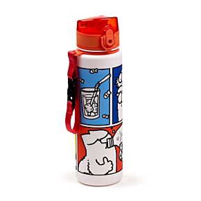 Simon's Cat 2024 Pop-Top 600ml Bruchsichere Wasserflasche