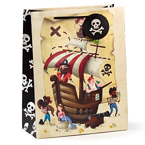 Jolly Rogers Piraten Geschenktasche - (L)