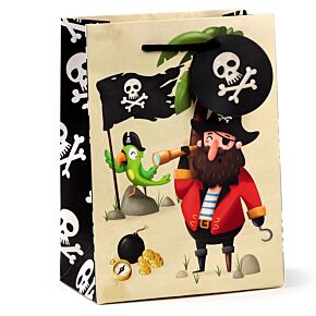 Jolly Rogers Piraten Geschenktasche - (M)