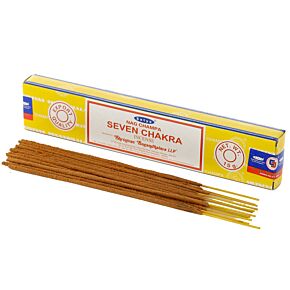 01412 Satya VFM Sieben Chakra Nag Champa Räucherstäbchen