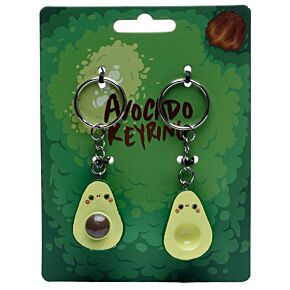 Kawaii Avocado Schlüsselanhänger