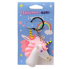 Unicorn Magic Einhorn 3D PVC Schlüsselanhänger