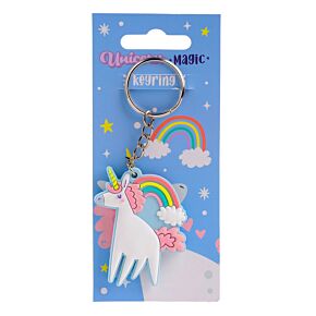 Unicorn Magic Einhorn PVC Schlüsselanhänger Rosa