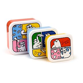  Simon's Cat 2024 Lunch Box Brotdosen 3er Set M/L/XL  Simon's Cat 2024