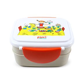 Pippi Langstrumpf Stapelbare Bento Lunchbox mit Clip & Besteck