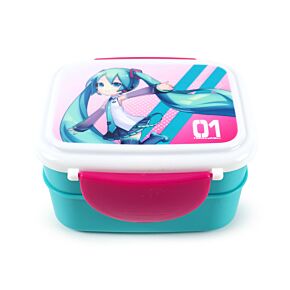 Hatsune Miku Stapelbare Bento Lunchbox mit Clip & Besteck