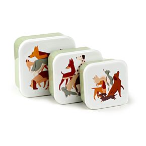 Barks Hund Lunchboxen Brotdosen 3er Set M/L/XL