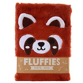 Adoramals Roter Panda Fluffies Plüsch Notizbuch