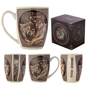 Lisa Parker Wolf Tasse aus Porzellan