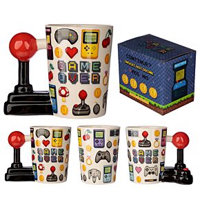 Game Over Joystick geformter Henkel Tasse  