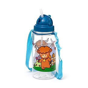 450ml Bruchsichere Kinder Wasserflasche Adoramals Highland Coo Kuh