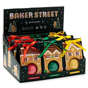 Weihnachten Gingerbread Lane Badebombe in Geschenkverpackung