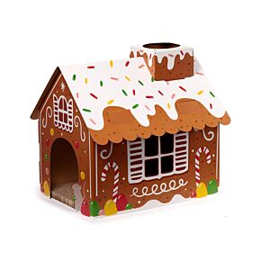 Weihnachten Gingerbread Lane DIY Katzenspielhaus 