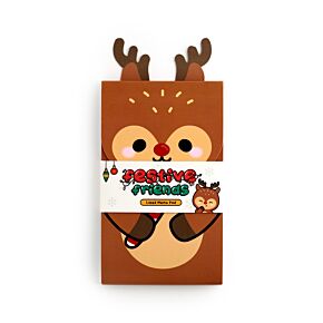 Festive Friends Rudolf Aufklappbarer Notizblock