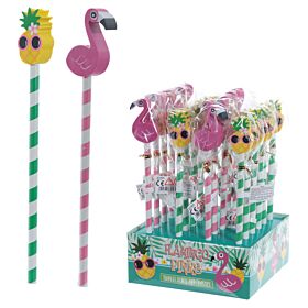 Flamingo und Ananas Tropical Bleistift mit Radiergummi 