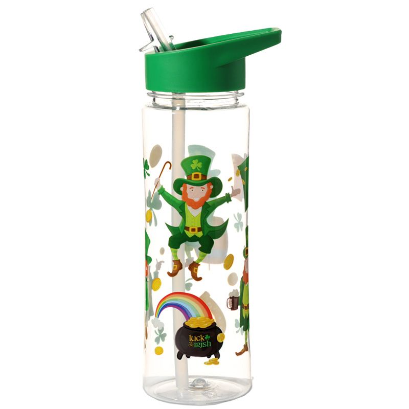 Wiederverwendbare 550ml Wasserflasche Aus Plastik Luck Of The Irish Irland Leprechaun Kobold