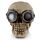 Steam Punk Totenkopf Ornament mit Schutzbrille