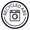 Recycled ABS Packaging Symbol|Puckator